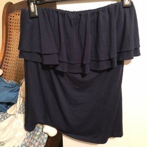 Lilly Pulitzer navy tube top